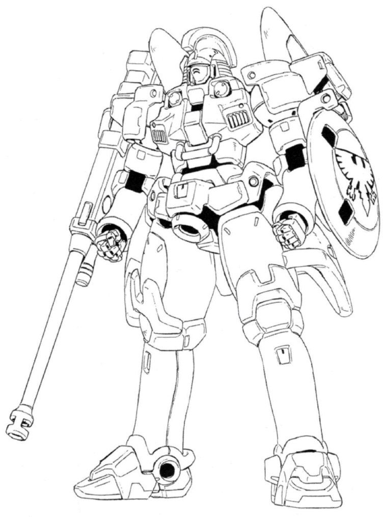 Егерь робот раскраска