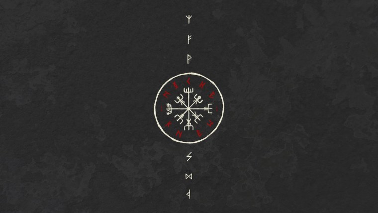 Рунический компас обои