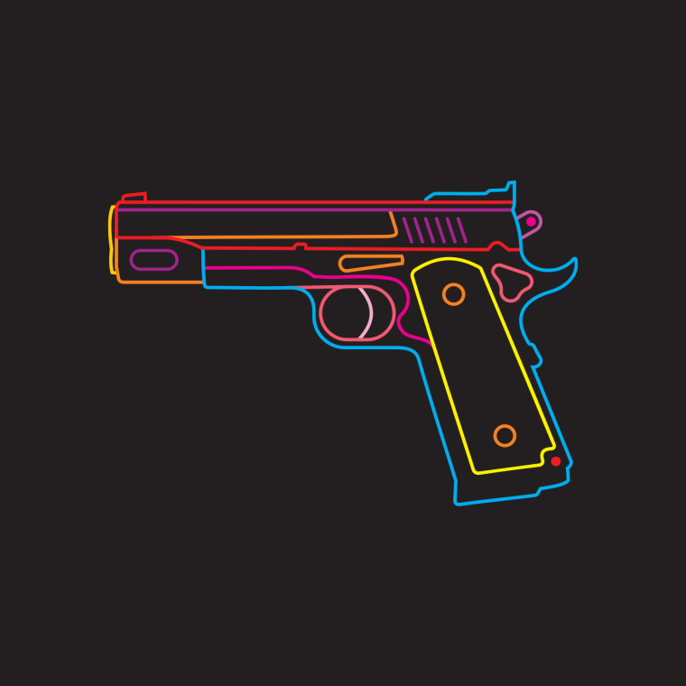 Черный револьвер