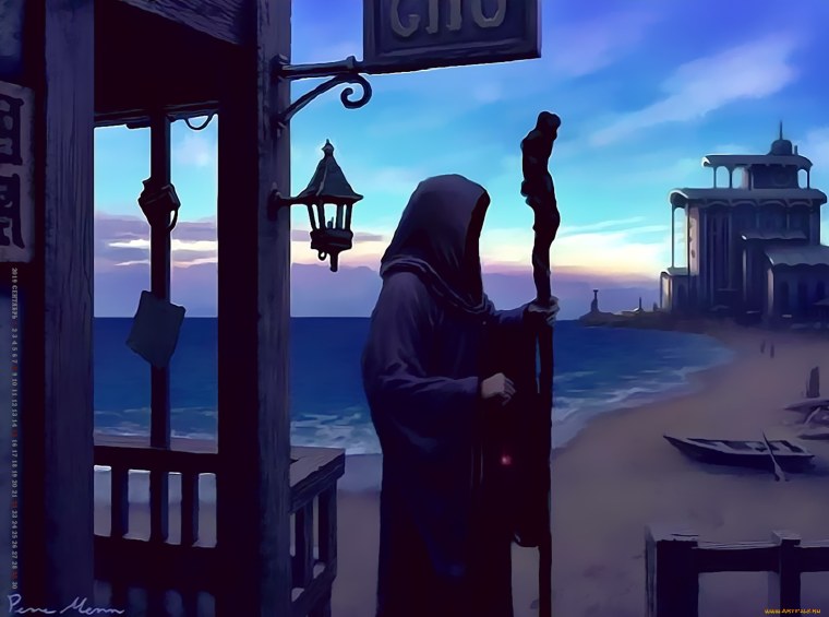 Путник в капюшоне