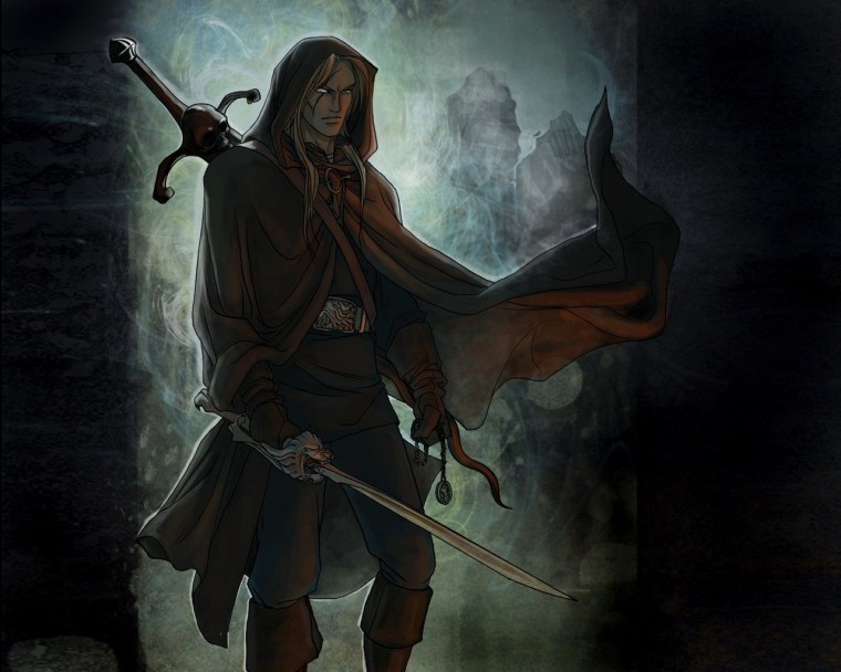 Полуэльф ассасин