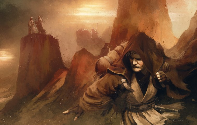 Оби Ван Кеноби арт на Татуине