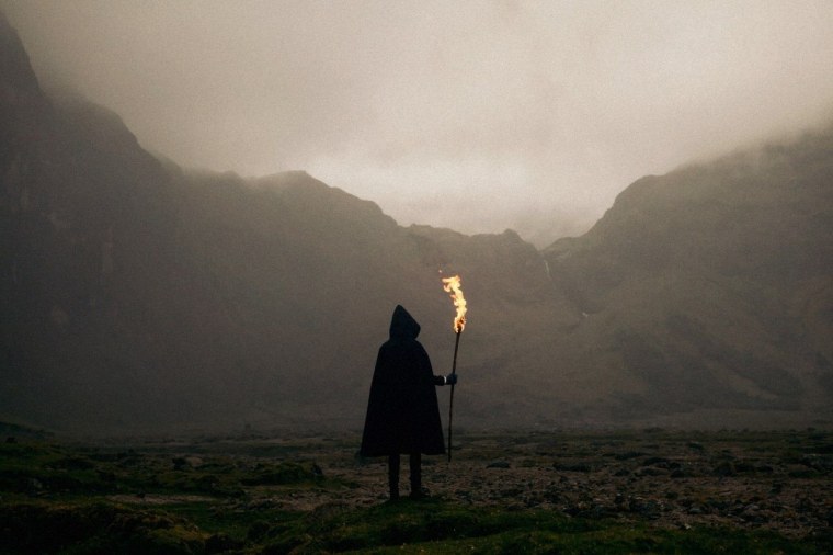 Странник в плаще