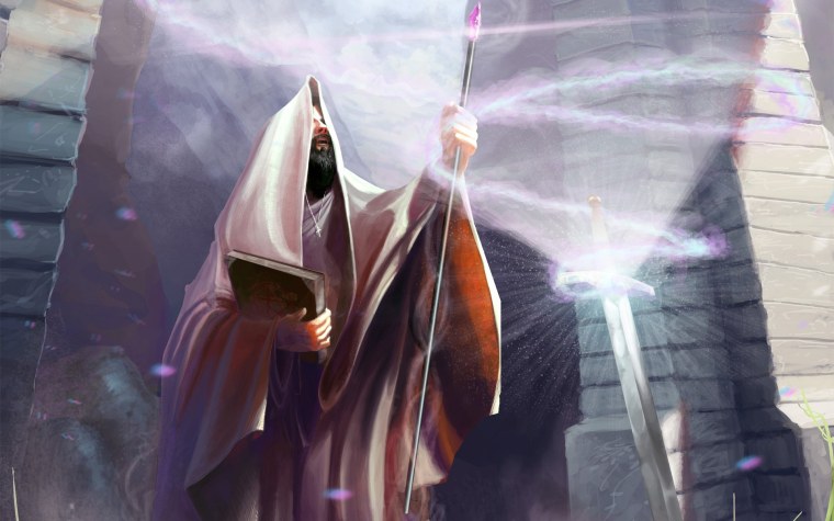 Монах маг арт