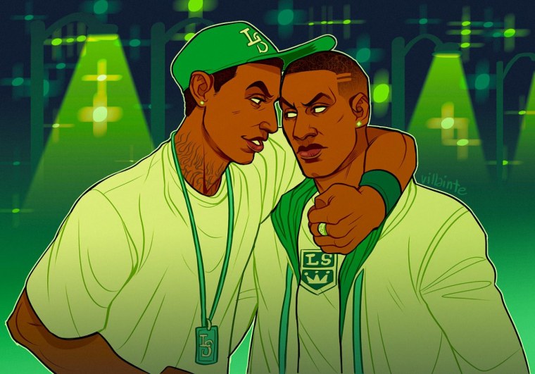 ГТА 5 Франклин и Ламар