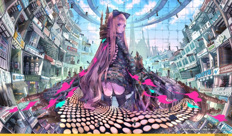 Аниме арт детализированный