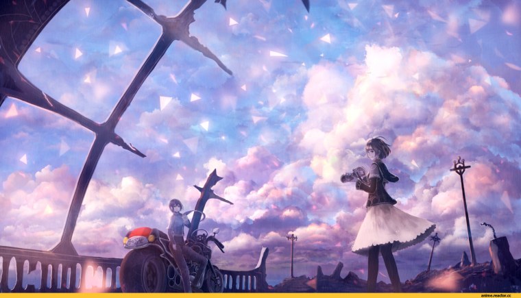 Атмосферный аниме арт