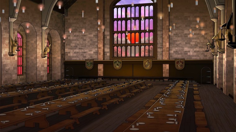 Зал Хогвартса из Гарри Поттера