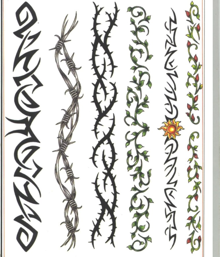 Готический браслет тату