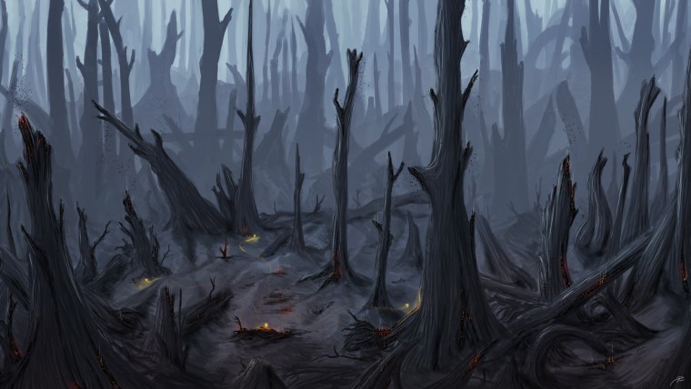 Зловещее кладбище