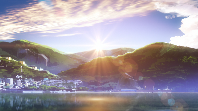 Аниме пейзажи на рабочий стол