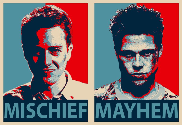 Тайлер Дерден и рассказчик арт