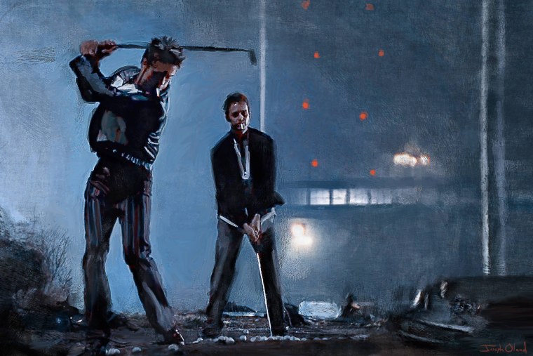 Тайлер Дерден в самолете