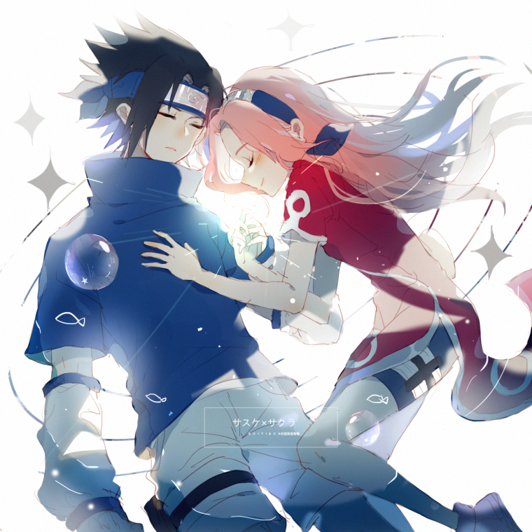 Саске Наруто и Сакура милые