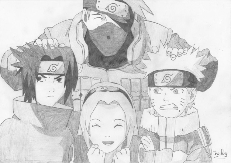 Какаши и команда 7