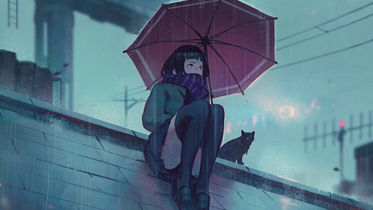 Лофи аниме дождь