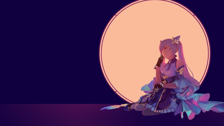 КЭ Цин Геншин Импакт арт