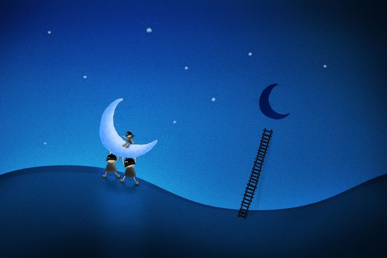 Луна иллюстрация