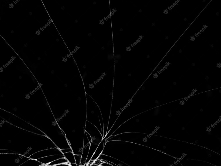 Трещина на зелёном фоне