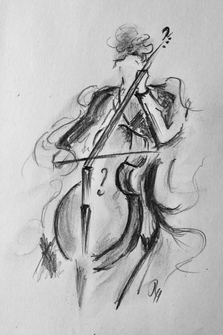 Скрипка арт