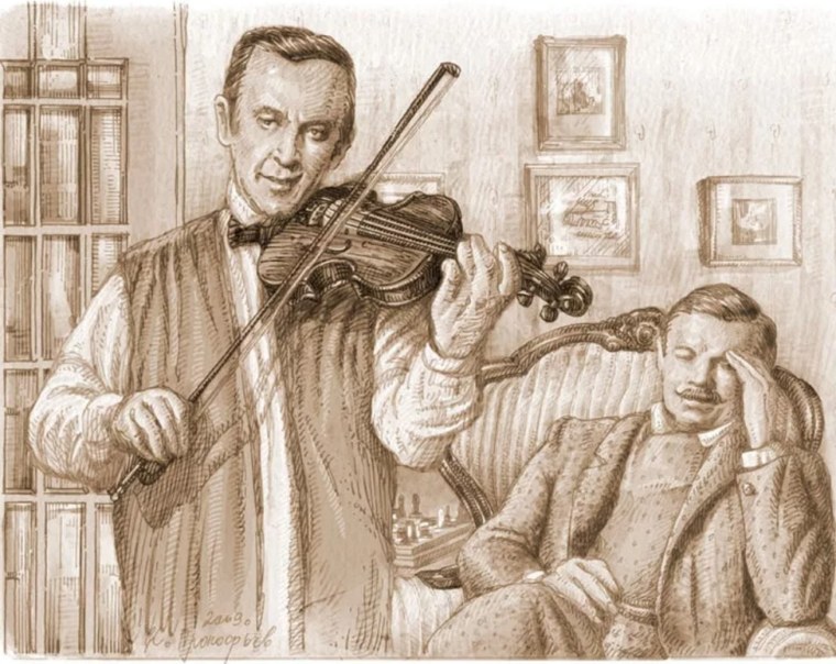 Дьявол играющий на скрипке