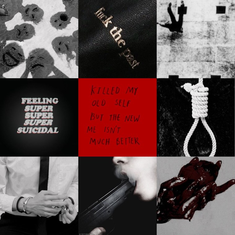 Вайб Эстетика суецыдниника