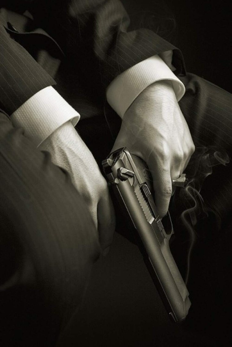 Пистолет в руке Эстетика