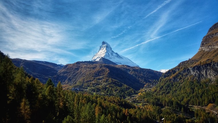 Matterhorn гора в Швейцарии