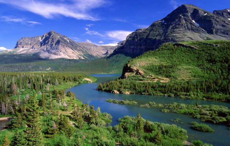 Национальный парк Глейшер Монтана США
