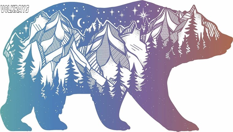 Ночь Северное сияние арт