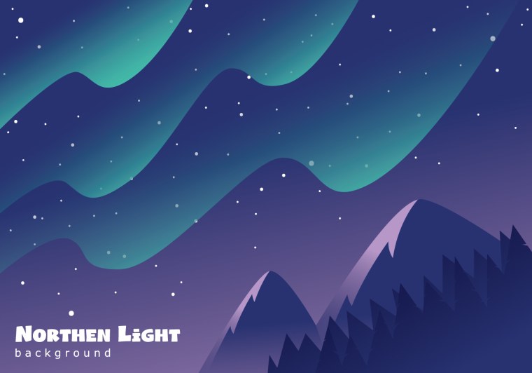 Северное сияние раскраска для детей