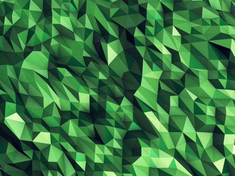 Фон зеленые треугольники