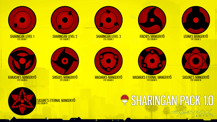 Картинки на рабочий стол Шаринган