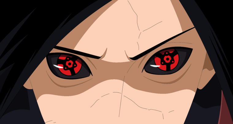 Мангекью Шаринган Итачи 2 глаза