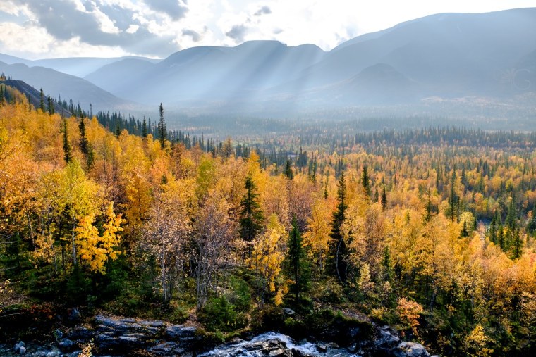 Река Кунийок Хибины