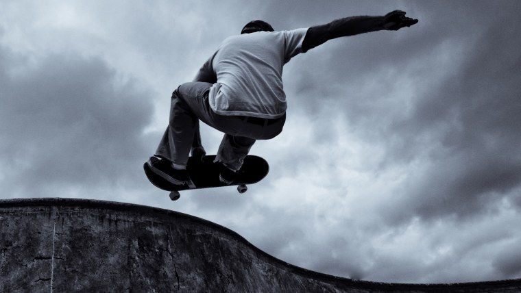 Скейтбордист. 1993