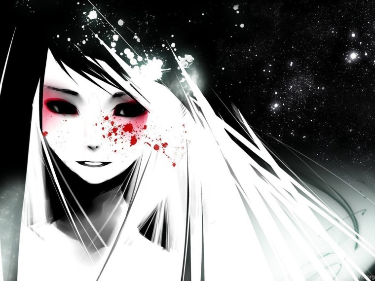 Аниме девушка злая