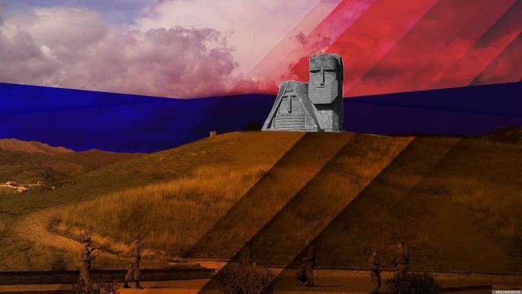 Флаг Нагорного Карабаха Азербайджан