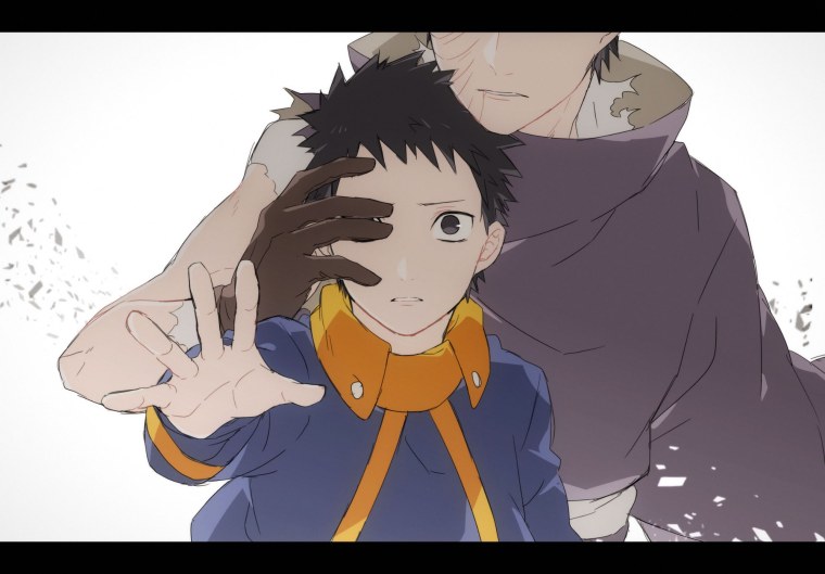 Обито Учиха маленький и взрослый