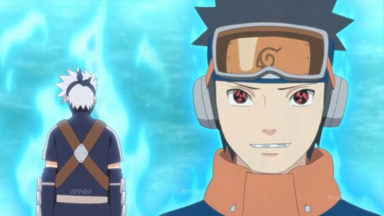 Обито в детстве Шаринган