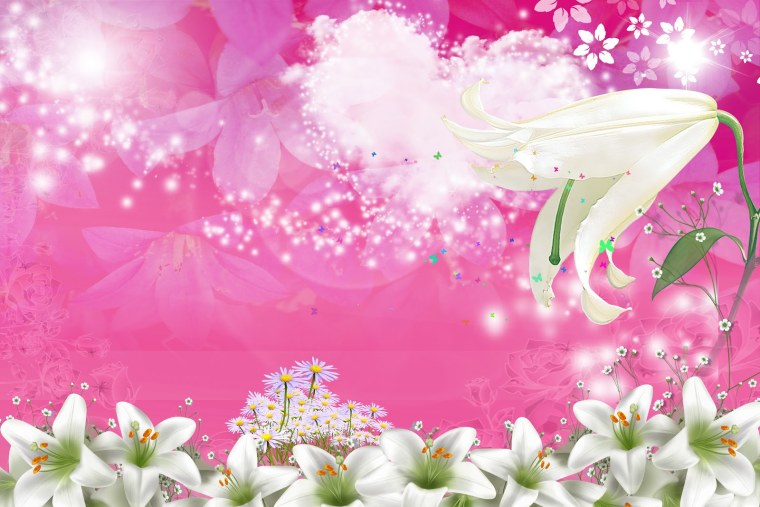 Фон цветочный нежный