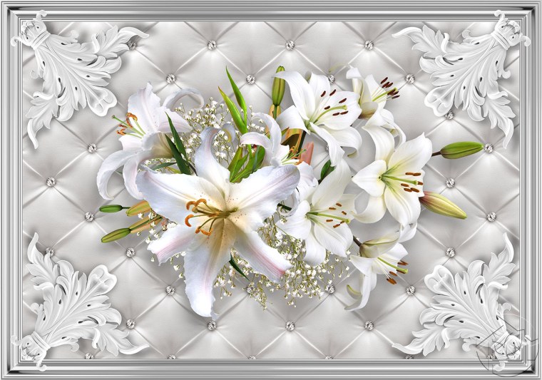 Фрески лилии