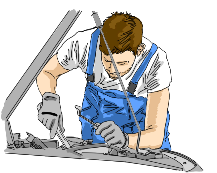 Механик иллюстрация