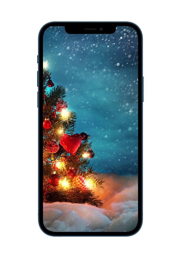 Новогодние заставки на телефон