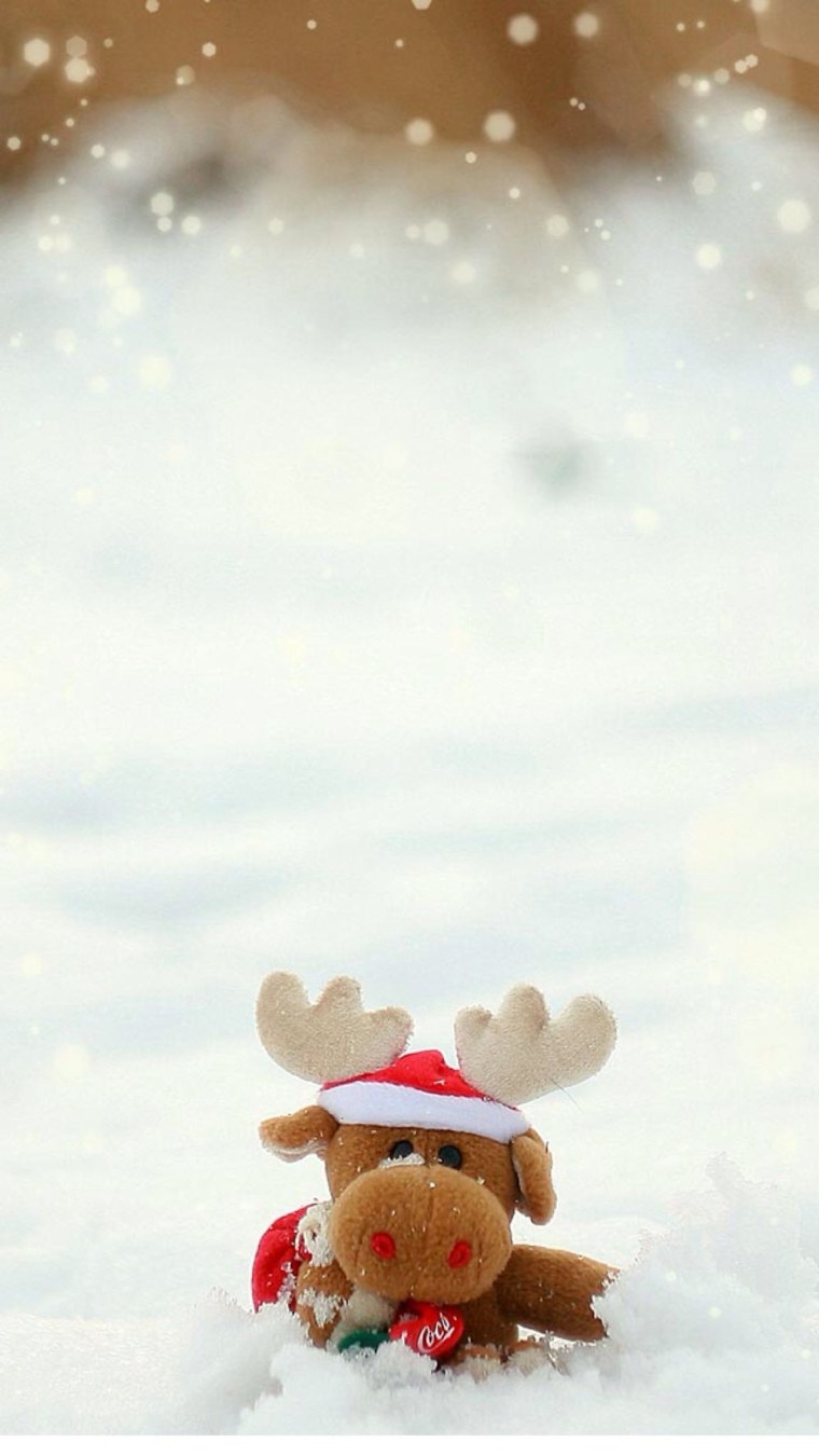 Новогодние обои на айфон