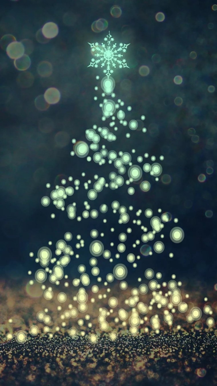 Новогодняя тема на айфон 11