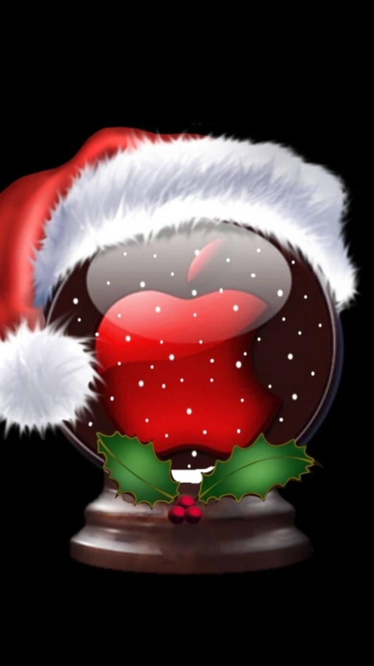 Новогодний Apple
