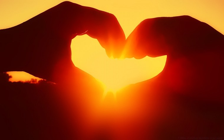 Красивое сердце