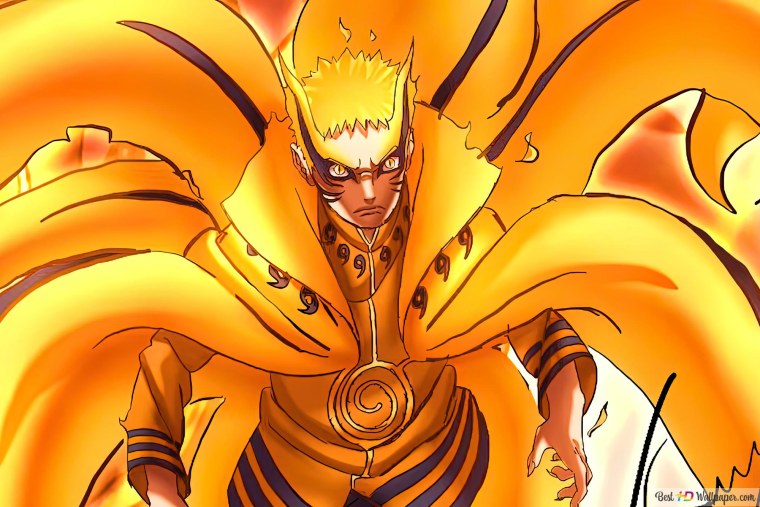 Наруто в режиме бариона