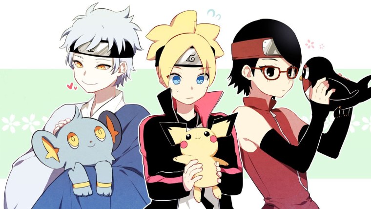 Аниме Боруто Сарада и Мицуки